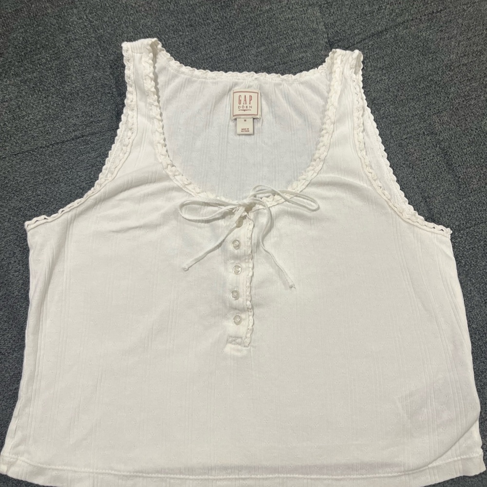 GAP x Doen Pointelle Tank